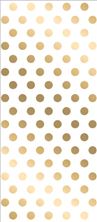 Picture of GOLD POLKA DOT CELLO BAGS WITH TWIST TIES12.5 X 28.5CM X 2-P